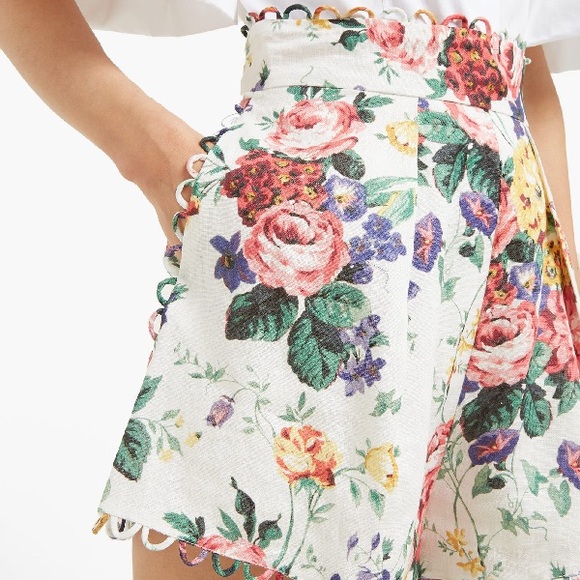 ZIMMERMANN - ALLIA FLORAL PRINTED SHORT - Picture 4 of 10